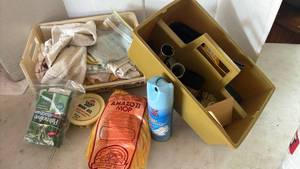 lot 4237 image: Cleaning Supply Lot Stanley Mop Kiwi Oil Sof Sole Water Proofer and more