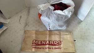 lot 4239 image: Shop Rags and Menards Apron