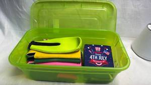 lot 9 image: Neoprene Can Coolers - Bright Colors & Patriotic Themed Lot