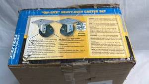 lot 66 image: Shepherd Hardware 9010 Institutional Caster Set Heavy Duty Cast
