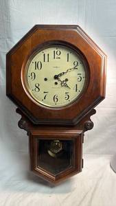 lot 79 image: Howard Miller Westminster Chime Wall Clock 50th Anniversary Edition