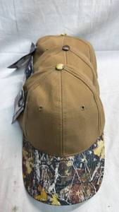 lot 125 image: Rock Point Freedom Camouflage Baseball Cap Tan Camo - Lot of 3