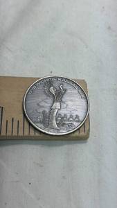 lot 134 image: American Revolution Bicentennial Wichita Kansas 1776-1976 Commemorative Coin