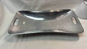 lot 163 image: Stainless Steel Serving Tray with Handles