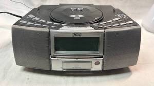lot 171 image: Wedge AM-FM CD Clock USB SD Radio PLL Tuning