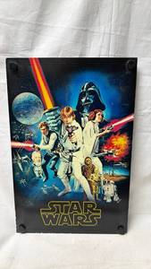 lot 222 image: Star Wars Original Theatrical Release Metal Poster