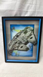 lot 226 image: Open Road Brands Framed Spaceship Print 980946