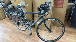 lot 234 image: Novara Road Bike Drop Bar Blue with Accessories