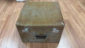 lot 250 image: Hat Collection in Steamer Trunk with Metal Latches