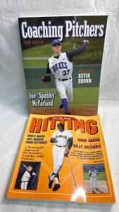 lot 46 image: 2 Baseball Books Coaching Pitchers Third Edition & You Can Teach Hitting
