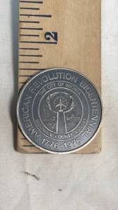 lot 52 image: American Revolution Bicentennial Coin Wichita Kansas City 1776-1976