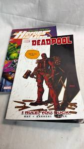 lot 55 image: Marvel Heroes for Hire and Deadpool Comics 2-Book Lot