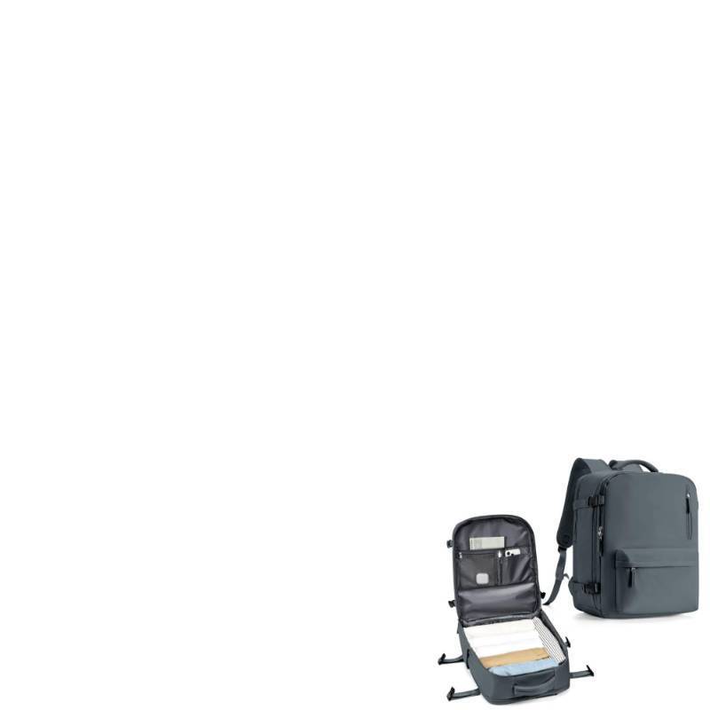 lot 1603 image: WONHOX Large Travel Backpack Women,Carry On Backpack Flight Approved 18x14x8 inches Bag Spirit Airlines Personal ltem,College Sports Hiking Rucksack Laptop Blackpack mochila de viaje, Grey Blue - Retail $35