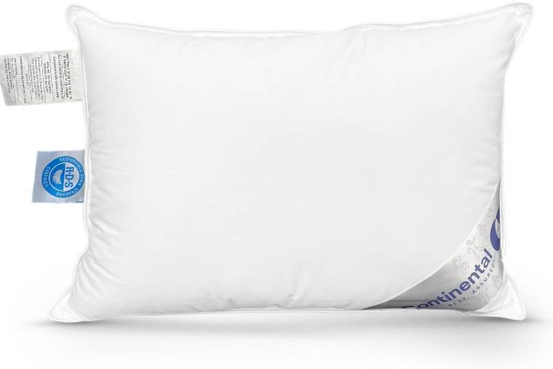 lot 1471 image: Continental Bedding Child Pillow - Firm 550 White Down Fill Soft Pillow for Sleeping, Plush Kids Pillow, Machine Washable - Pillow (13x18 Inch) - Retail $60