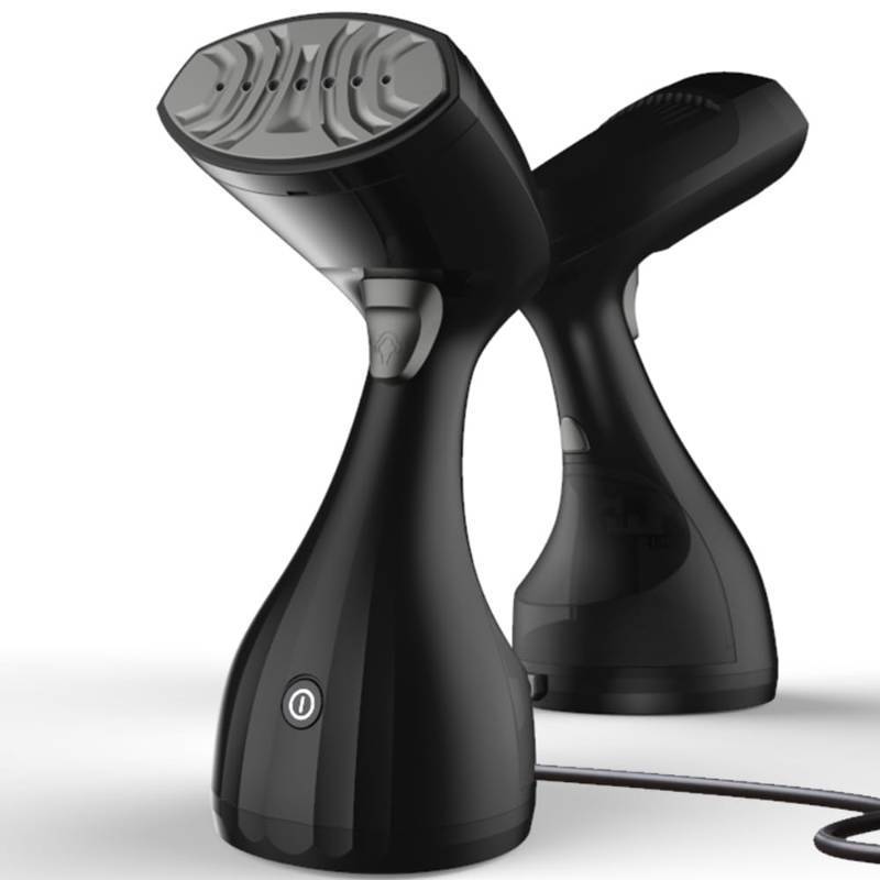 lot 1528 image: Garment Steamer, 1500W Travel Steamer with 300ml Detachable Water Tank, Fast 30s Heat-Up, Auto-Off, Handheld Steamer for Wrinkle Removal on Clothes, Garments, and Fabrics Black - Retail $30