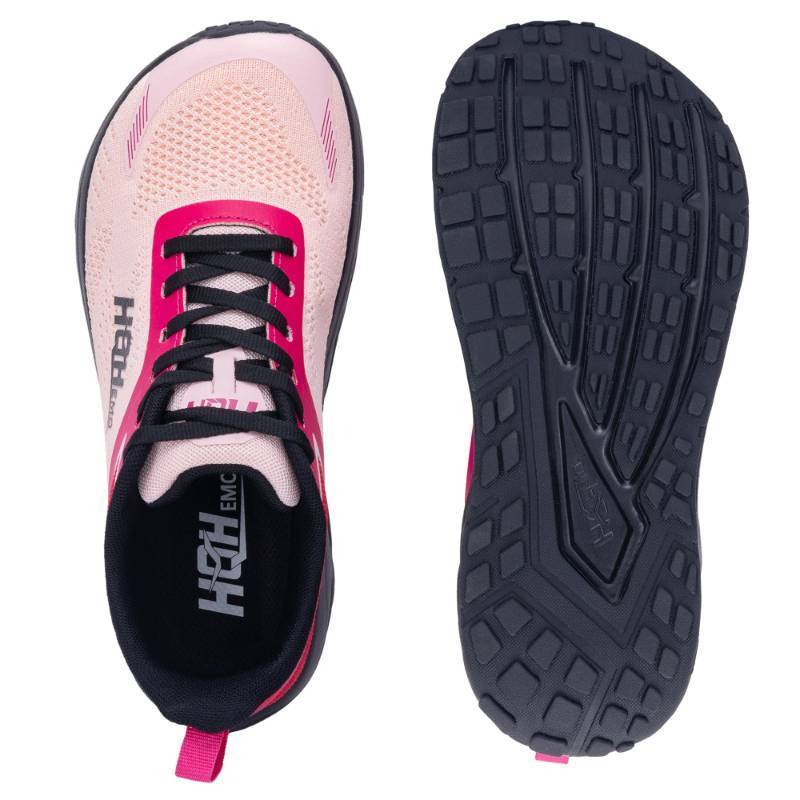 lot 1533 image: HQHEMO Womens Wide Toe Box Walking Running Sneakers, Zero Drop Tennis Shoes with Arch Support Wide Width Athletic Outdoor Shoes HotPink - Retail $66