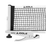 JOOLA Snapper Professional Table Tennis Net and Post Set - Portable and Easy Setup 72" Regulation Size Ping Pong Spring Activated Clamp Net, Silver - Retail: $40