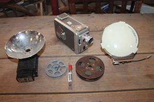 lot 1887 image: Vintage Kodak Movie Camera untested & More