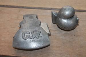 lot 1905 image: Antique Pewter French Ice Cream Molds