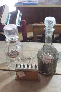 lot 1919 image: Vintage Bar Glass Bottles & More