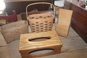 lot 1972 image: Longaberger Baskets and More
