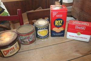 lot 1992 image: Vintage Coffee Tins and More