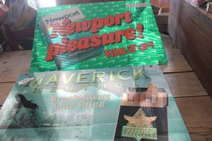 lot 2034 image: Cigarette Signs