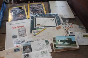 lot 2037 image: Antique Letter, Post Cards and More