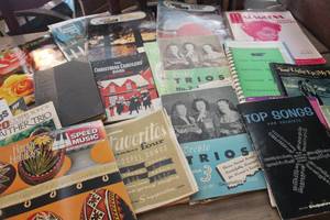 lot 2066 image: Large Lot of Music Books and More