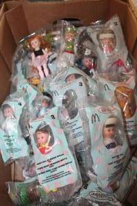 lot 2078 image: Lg. Lot NIP McDonalds Madame Alexander Dolls & More