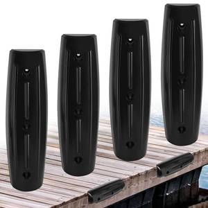 lot 788 image: JYINCPED Dock Fender Bumper, Boat Dock Bumpers for Edge, Marine Fenders Side Guard, Soft UV-Resistant, 17-Inch, Horizontal Protection, Inflatable, Inflatable,4 Pack-Black - Retail $54