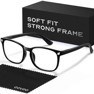 lot 822 image: CCVOO Reading Glasses for WomenMen, Eyeglasses, Blue Light Readers for WomenMen, Computer Eye Glasses, Cheaters - Retail $10