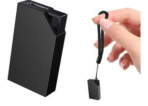 lot 849 image: Voice Recorder with 64GB Memory, USB Charging, Voice Activated Recorder Spy Hidden, Mini Small Square, Spy Recorder Meetings, Lectures and Interviews Recording Device - Retail $0
