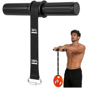 lot 850 image: LIZAAL Forearm Strengthener & Wrist Roller��Forearm Exerciser with Thicker Silicone Handle, Forearm Trainer with Heavy-Duty Nylon Strap, Ideal for Muscle Building,Grip Strength and Recovery Training - Retail $0