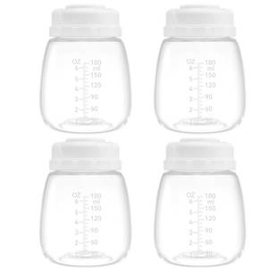 lot 890 image: TOVVILD Replacement Pump Bottles for SpectraMotif LunaMost Wide-Mouth Flanges, S1 S2 Milk Storage Bottle for Pumping, 6oz180ml - Retail $15