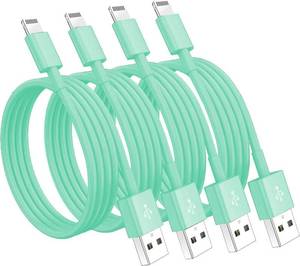 lot 903 image: 4 Pack Apple MFi Certified Apple Charging Cables 6ft, iPhone Chargers Lightning Cable 6 Foot, Fast iPhone Charging Cord for iPhone 1414Pro1313Pro121111Pro11Max XXSXRXS Max8, ipad - Retail $14