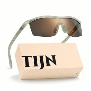 lot 962 image: TIJN Anti-Slip Sports Sunglasses for Men Women, UV400 Running Baseball Cycling Golf Hiking Fishing Wrap Around Outdoor Glasses, Mechapulse - Retail $55