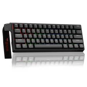 lot 967 image: Aula WIN60 HE - 60% Mechanical Gaming Keyboard Wired, Magnetic Switch Hot Swappable, Adjustable Actuation Rapid Trigger Mode, 8000 Hz Polling Rate, RGB Small Keyboard 60 Percent Compact Design for PC - Retail $40
