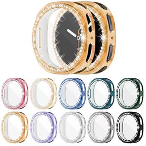 lot 969 image: 10-Pack Bling Watch Screen Protector for Samsung Galaxy Watch8 40mm, Glitter Protection Cases TPU Soft Cover with Sparkly Rhinestones for Galaxy Watch8 40MM(SM-L320) - Retail $13