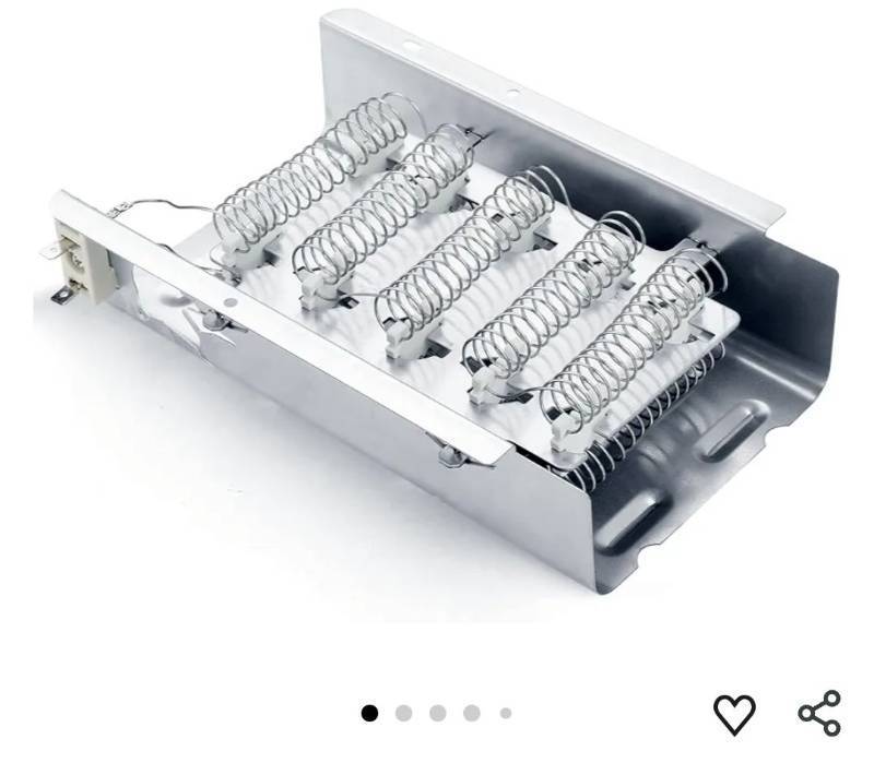 lot 58558 image: W10724237 279838 Dryer Heating Element, 4531017 Dryer Heating Element For Whirlpool Kenmore Maytag Amana Sears Admiral Kitchenaid, Replaces 3398064, 3403585, 8565582, PS3343130, AP3094254 - Retail $21