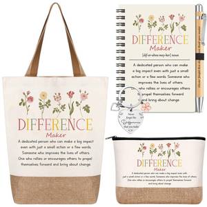 lot 22 image: Motipuns 5 Pcs Employee Appreciation Gifts for Coworkers Chaos Coordinator Thank You Gift Women Teacher Friends Leaders(Difference Maker)