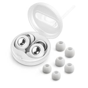 lot 51 image: Jwh Noise Cancelling Earplugs for Concerts Noise Reduction Loop Quiet Earplugs for Sleep Snoring 3 Size Adjustments 6 Spare Tabs for Dorms and Ruido Reusable Sleep Ear Plugs for Snoring Blocking - Retail $20