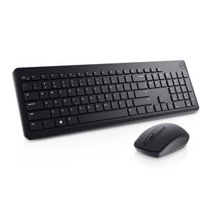 lot 158 image: MISSING A KEY Dell Keyboard and Mouse - KM3322W - US English - USB Plunger Wireless RF 2.40 GHz Keyboard - Black - USB Wireless RF Mouse - Optical - 1000 dpi - Scroll Wheel - Black - Multimedia, Mute, Volume Up, Vo - Retail $21