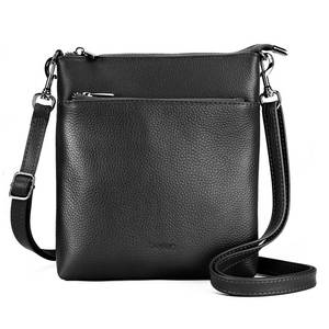 lot 986 image: befen Small Black Genuine Leather Crossbody Purses for Women Travel Cross Body Bags with Adjustable Shoulder Strap - Retail $30