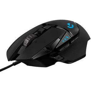 lot 999 image: Logitech G502 Hero High Performance Wired Gaming Mouse, Hero 25K Sensor, 25,600 DPI, RGB, Adjustable Weights, 11 Programmable Buttons, On-Board Memory, PCMac - Black - Retail $38