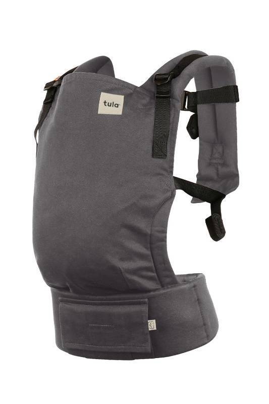 lot 63802 image: Baby Tula Breathable Mesh Panel Free-to-Grow Baby Carrier - Adjustable, Comfortable, Newborn to Toddler Carrier - Ergonomic Fit for 7lbs to 45lbs - Back & Front Carry Options - Graphite - Retail $179