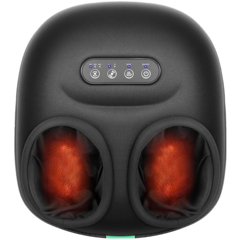 lot 63796 image: Foot Massager Machine with Heat, Rolling, Deep Kneading, Shiatsu Foot Massager for Delivers Pain Relief, Tired, Plantar Fasciitis, Gift for Women Mom Men Fits Up to 13 - Retail $70