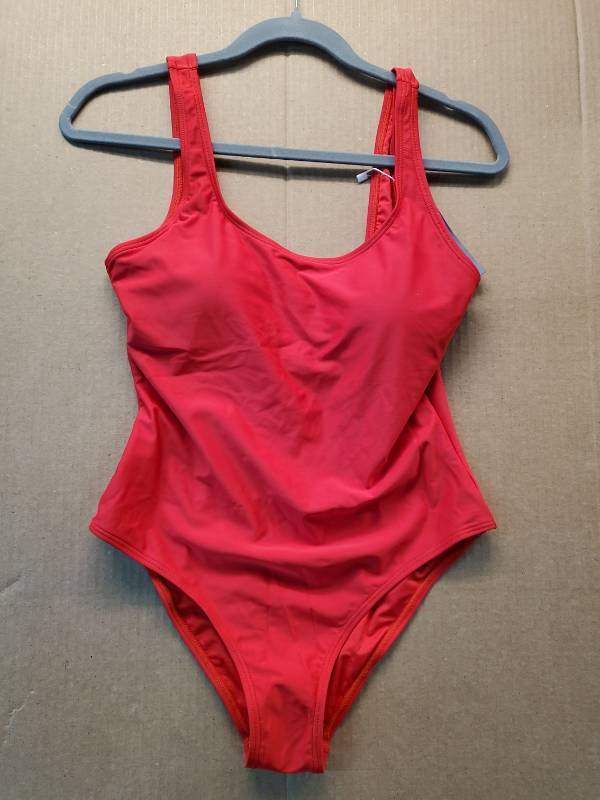 lot 17197 image: Red One-Piece Swimsuit M - Retail $20