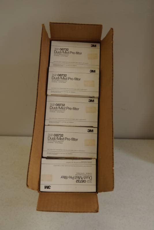 lot 3 image: 50 Total- 3M  DustMist  Pre-Filters  Auto Body Supplies