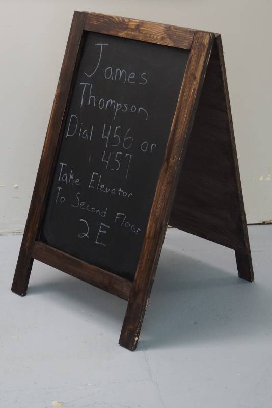 lot 55 image: Sandwich Board- Signage